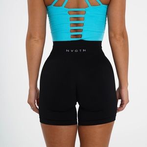 Brand new Small NVGTN Black Solid Seamless Shorts